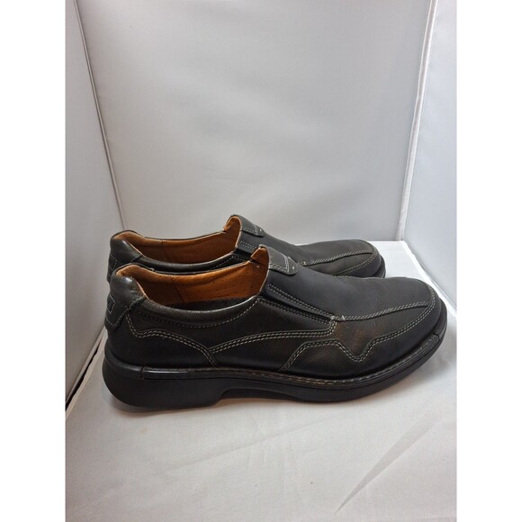 ECCO Men\'s Black Leather Slip-On Loafers Comfort Dress Shoes Size 45 (11US) main image 6